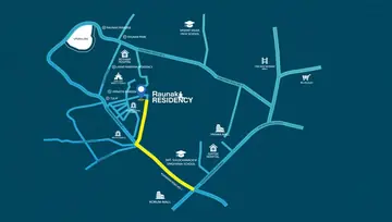 Location of Raunak Residency - Image 213069