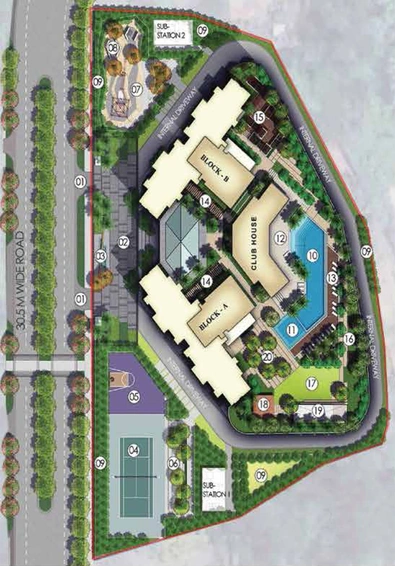 Master Plan of Raymond Insignia in Thane West, Thane - Image 213084