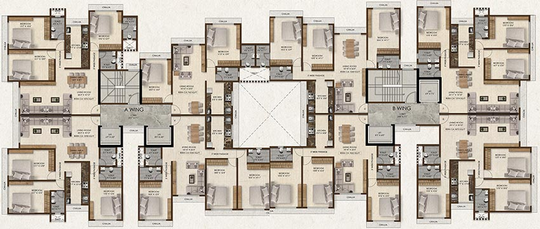 Floor Plan of Pranav Jamuna Mahal CHSL in Santacruz East, Mumbai - Image 213111
