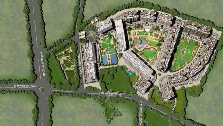 Master Plan of Regency Anantam NXT in Dombivli, Thane - Image 213154