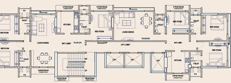Floor Plan of BDL Zen Apartments in Chembur East, Mumbai - Image 213232