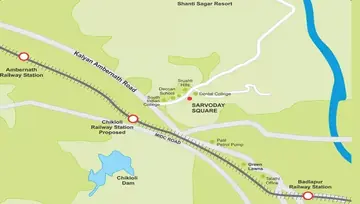 Location of Squarefeet Sarvoday Square - Image 213264