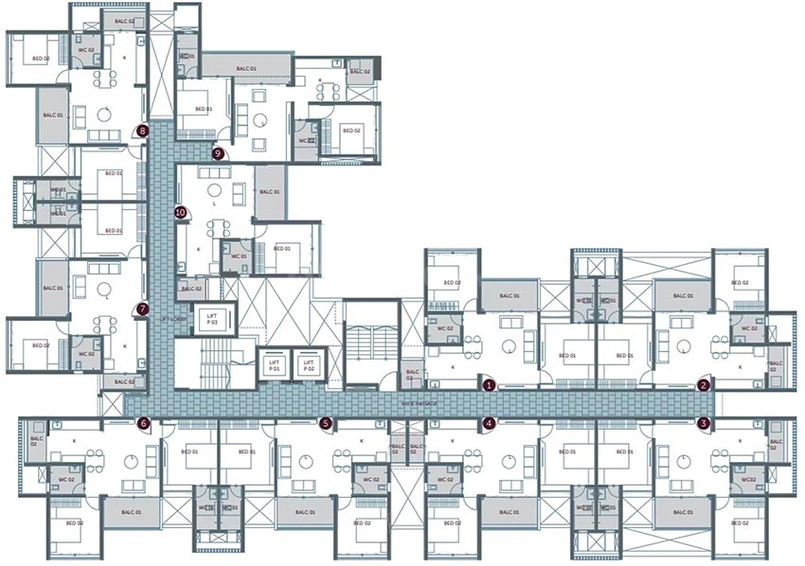Floor Plan of Solitaire Homes Pashan in Pashan, Pune - Image 213374