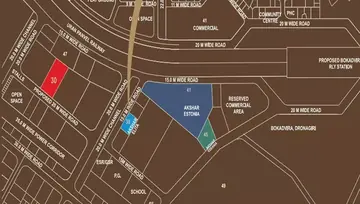 Location of Akshar Elita - Image 213439