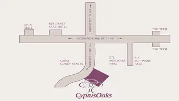 Location of Sakthi Cyprus Oaks - Image 213454