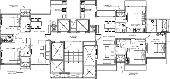 Floor Plan of RJ Amazon Park in Borivali West, Mumbai - Image 213474