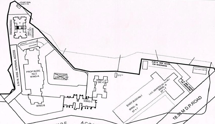 Master Plan of RJ Amazon Park in Borivali West, Mumbai - Image 213473