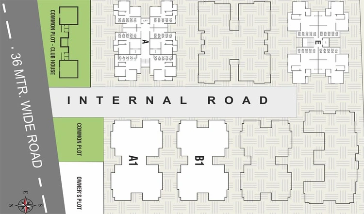 Master Plan of Shree Omkar Residency in Koyali, Vadodara - Image 117454