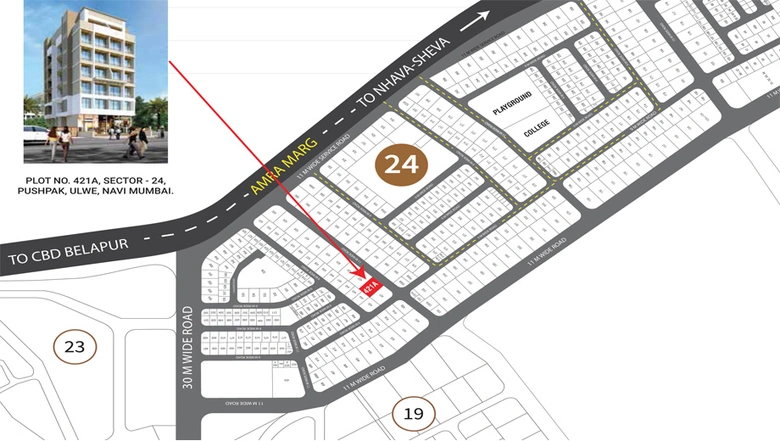 Location of Alka Residency in Ulwe, Navi Mumbai - Image 213477