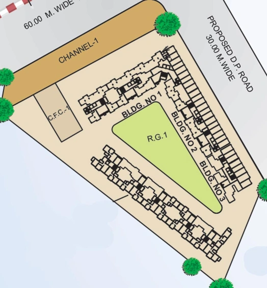 Master Plan of Bachraj Residency in Virar West, Palghar - Image 213529