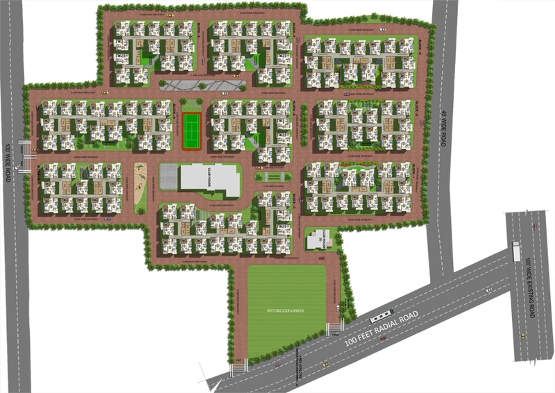 Master Plan of Aaditris Empire in Kollur, Hyderabad - Image 117474