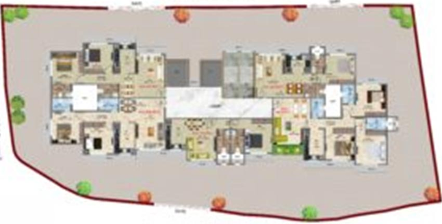 Master Plan of Dipti Varella Mansion in Borivali West, Mumbai - Image 213585