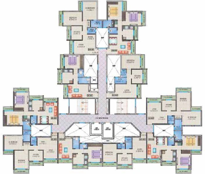 Floor Plan of Arihant Arshiya in Panvel, Navi Mumbai - Image 213575