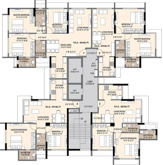 Floor Plan of Ispace Estella in Kandivali West, Mumbai - Image 213609