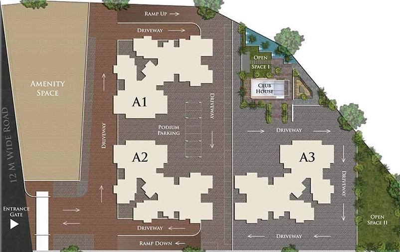 Master Plan of Aryavart Star Altair in Bhugaon, Pune - Image 213666