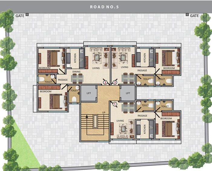 Master Plan of CH Khanolkar Bhavan CHSL Paradise in Goregaon East, Mumbai - Image 213675