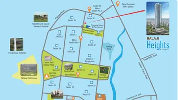 Location of Balaji Heights - Image 213691