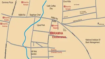 Location of Bramha Exuberance Elite - Image 213700