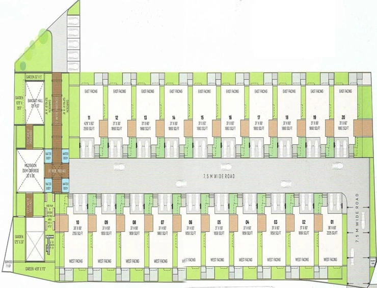 Master Plan of Octops One2One in Kalali, Vadodara - Image 117482