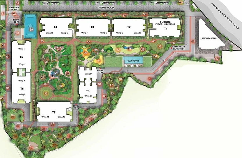 Master Plan of Godrej Evergreen Square in Hinjewadi, Pune - Image 213749