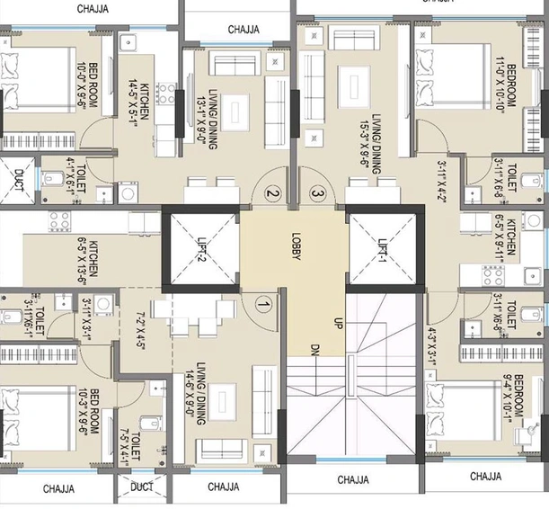 Floor Plan of Empire Patel Bhuvan in Borivali East, Mumbai - Image 213823