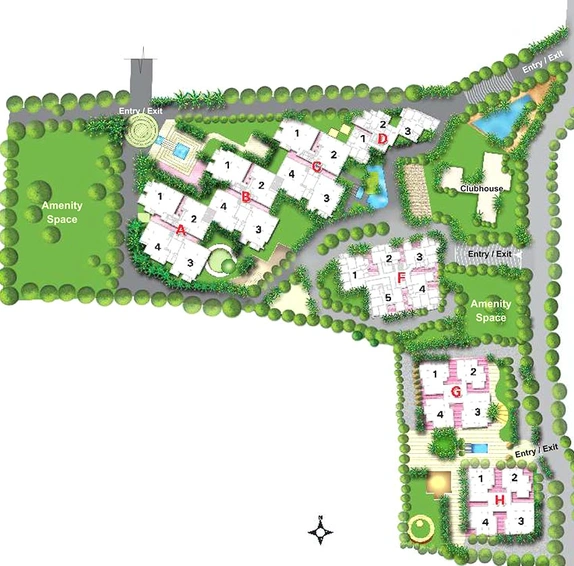 Master Plan of Rohan Leher in Baner, Pune - Image 213887