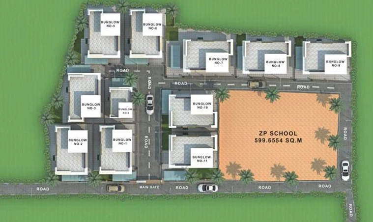 Master Plan of Happy Heaven Homes in Virar West, Palghar - Image 213897
