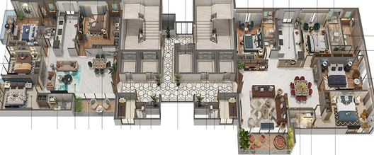 Floor Plan of Shree Vrindavan in Kandivali West, Mumbai - Image 213945