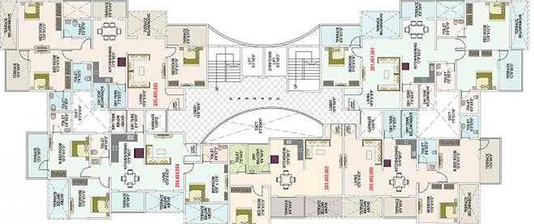 Floor Plan of Veddant Ganesh Aura in Pradhikaran, Pune - Image 214061