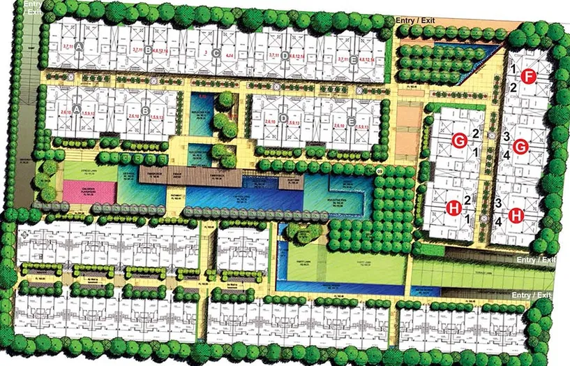 Master Plan of Rohan Mithila in Viman Nagar, Pune - Image 214115