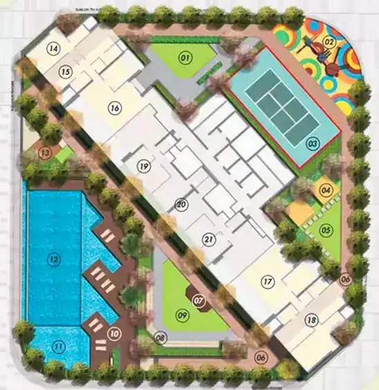 Master Plan of Kamdhenu Crown in Sanpada, Navi Mumbai - Image 214243
