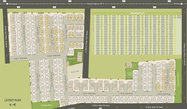 Master Plan of Sheetal Prachi Residency in Alamgir, Vadodara - Image 118945