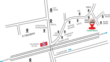 Location of Sai Ramesh Heights - Image 214251