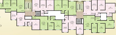 Floor Plan of Shree Padmanabh Parth in Virar West, Palghar - Image 214263