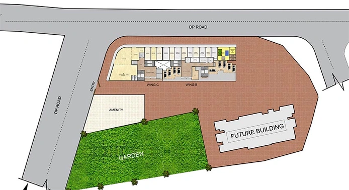 Master Plan of Sunshine Meadows in Vasai West, Palghar - Image 214294