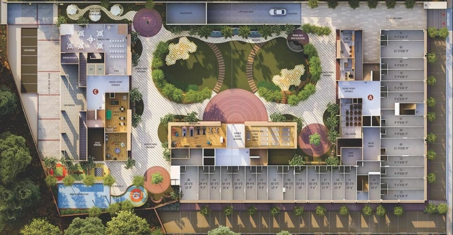 Master Plan of Dobariya Shantam Parmeshwar in Gota, Ahmedabad - Image 214332