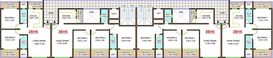 Floor Plan of MFA Rosmar in Mapusa, Goa - Image 214352