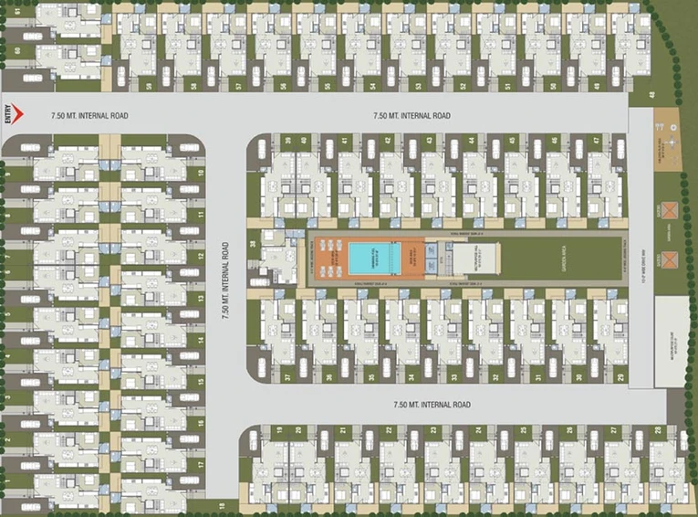 Master Plan of Aarya Maa Harmony in Chapad, Vadodara - Image 214420