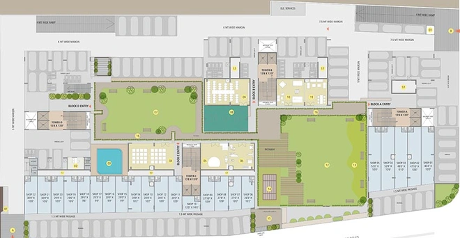 Master Plan of SWC Skylight in Kalali, Vadodara - Image 214447