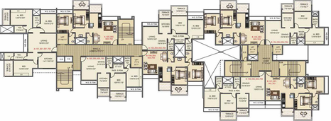 Floor Plan of Neel Riddhi Emerald in Panvel, Navi Mumbai - Image 214454
