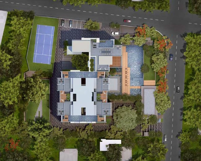 Master Plan of Marvel Basilo in Koregaon Park, Pune - Image 214477