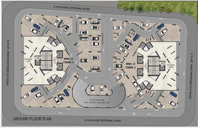 Master Plan of H Rishabraj Opulence in Goregaon West, Mumbai - Image 214500