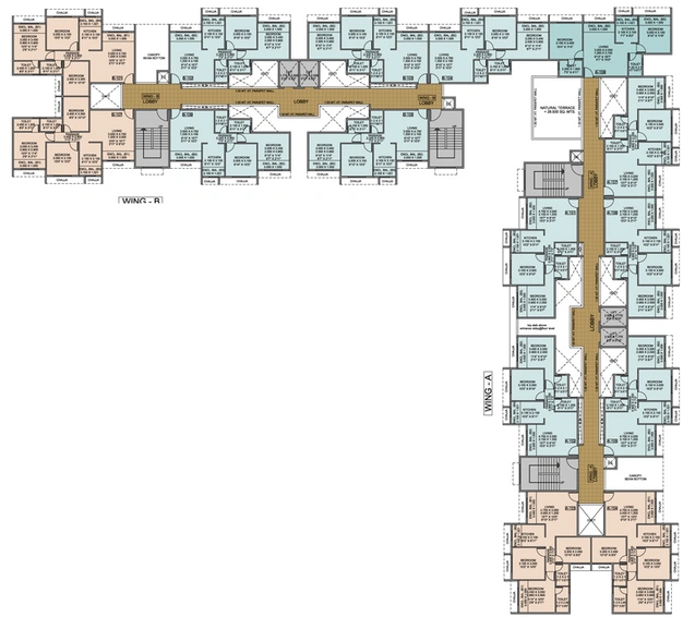 Floor Plan of Neelsidhi Regalia in Panvel, Navi Mumbai - Image 214505