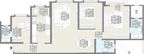 2.5 BHK Flat in Hubtown Rising City in Ghatkopar East, Mumbai - Image 830239