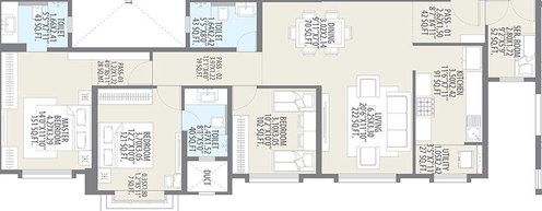 3 BHK Flat in Hubtown Rising City in Ghatkopar East, Mumbai - Image 830240