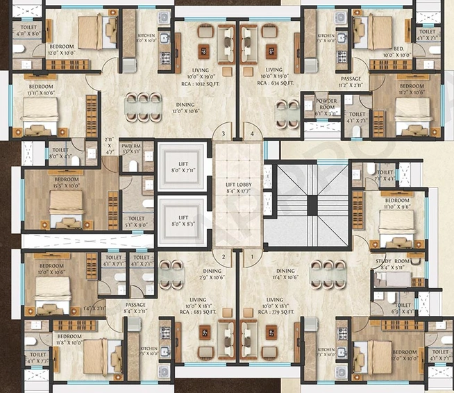 Floor Plan of Samarpan Anand CHS in Borivali West, Mumbai - Image 214561