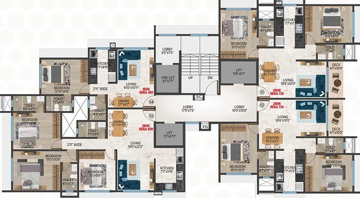 Floor Plan of Samarpan Om Shri Jagannath CHS in Borivali West, Mumbai - Image 214589