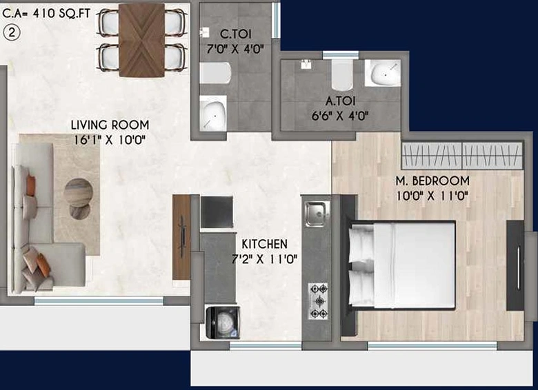 1 BHK Flat in Samarpan Sankalp CHS in Borivali East, Mumbai - Image 830270