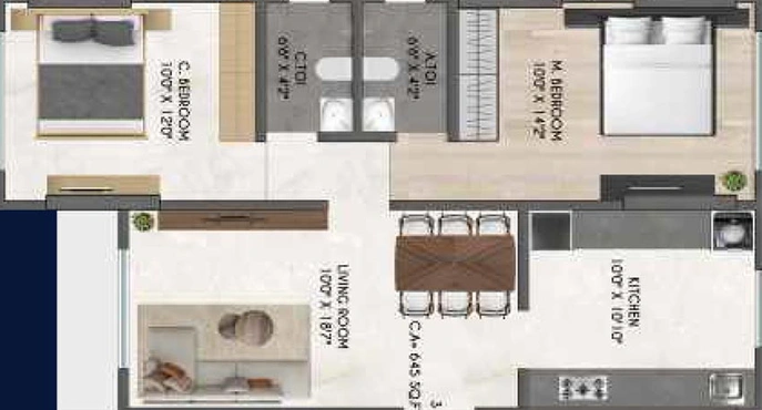 2 BHK Flat in Samarpan Sankalp CHS in Borivali East, Mumbai - Image 830272