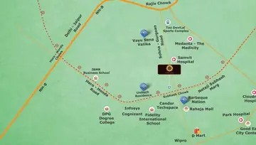 Location of Antriksh Central Avenue - Image 214635